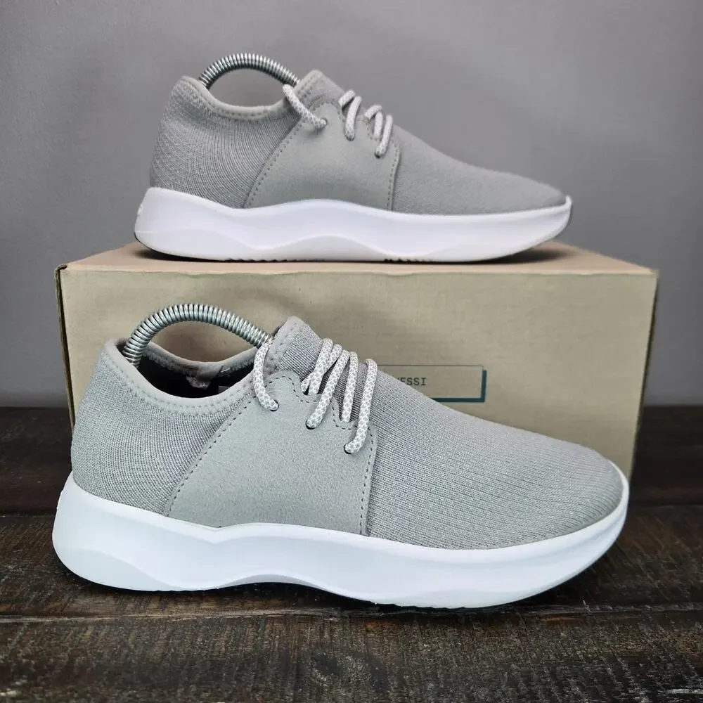 NEW Vessi Everyday Sneaker Womens Size 8 Waterproof Shoes Lace Up Sneakers Grey